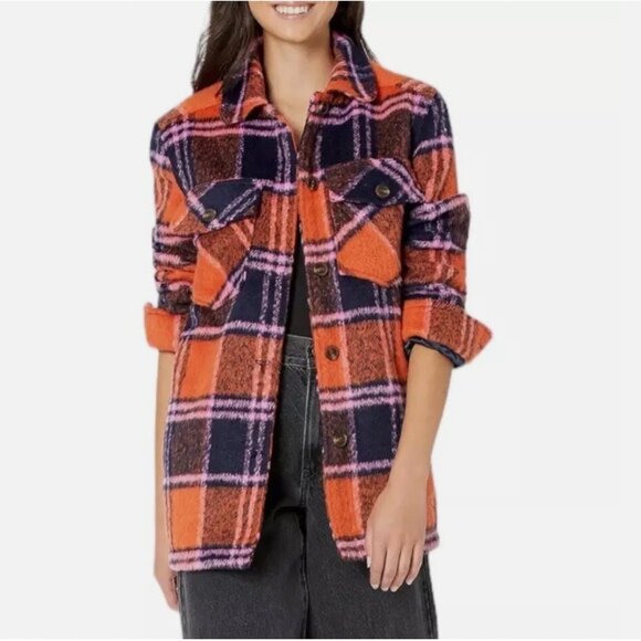 Blank NYC Lined Plaid Shacket/ Jacket - Picture 2 of 8